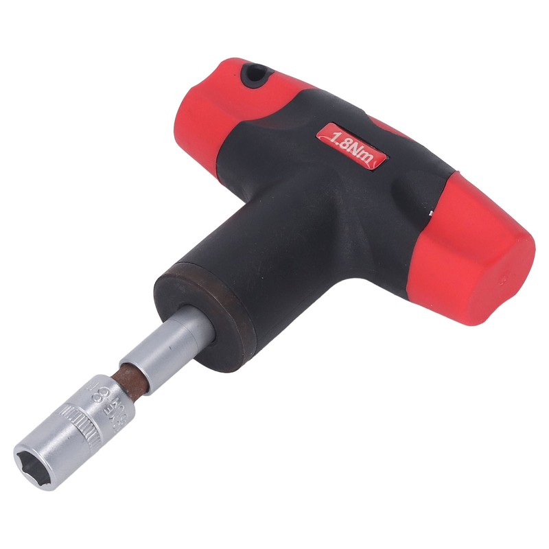 T Handle Wrench Fixed Torsion Chrome Vanadium Steel 1/4in Hex