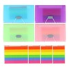 Pack of 4 Mini Expanding Folders, A6, 13 Compartments, Document