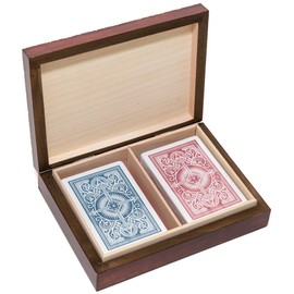 Bello Games New York, Inc. The Knight Card Case & Anthony 100% Plastic Narrow Playing Cards by KEM