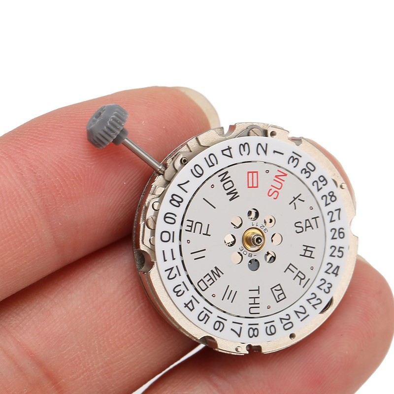 Automatic Watch Movement Professional Alloy Dual Calendar Quartz Watch Movement