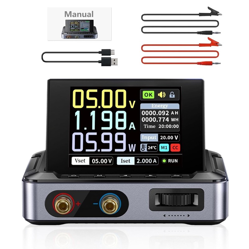 Jadeshay DC Power Supply Adjustable (0-30V, 0-5A) Programmable Lab Power