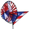 Premier Kites Triple Spinner Patriotic – Eye-Catching Garden Spinner with