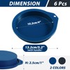 Webake - Molde redondo de silicona para freidora de aire,