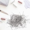 500-Piece Professional Sewing Pins Set - 1 Inch Steel Straight