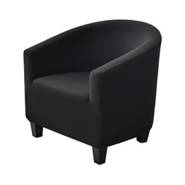 NILUOH Club Chair Slipcover Stretch Tub Chair Cover Barrel Chair Covers Armchair Covers Sofa Cover Furniture Protector for Living Room (02)