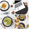 wiipara Round Woven Placemats Set of 6, 34 cm Kitchen