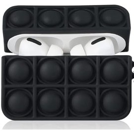 Generic Funda para Audifonos Tipo Airpods Pro. Case Cover de Goma Protectora para Auriculares inalambricos de Estuche Original Tipo Airpods.