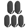 mpowtech 5 Pack Adhesive Hooks for Hanging,Self Adhesive Hanger Stainless