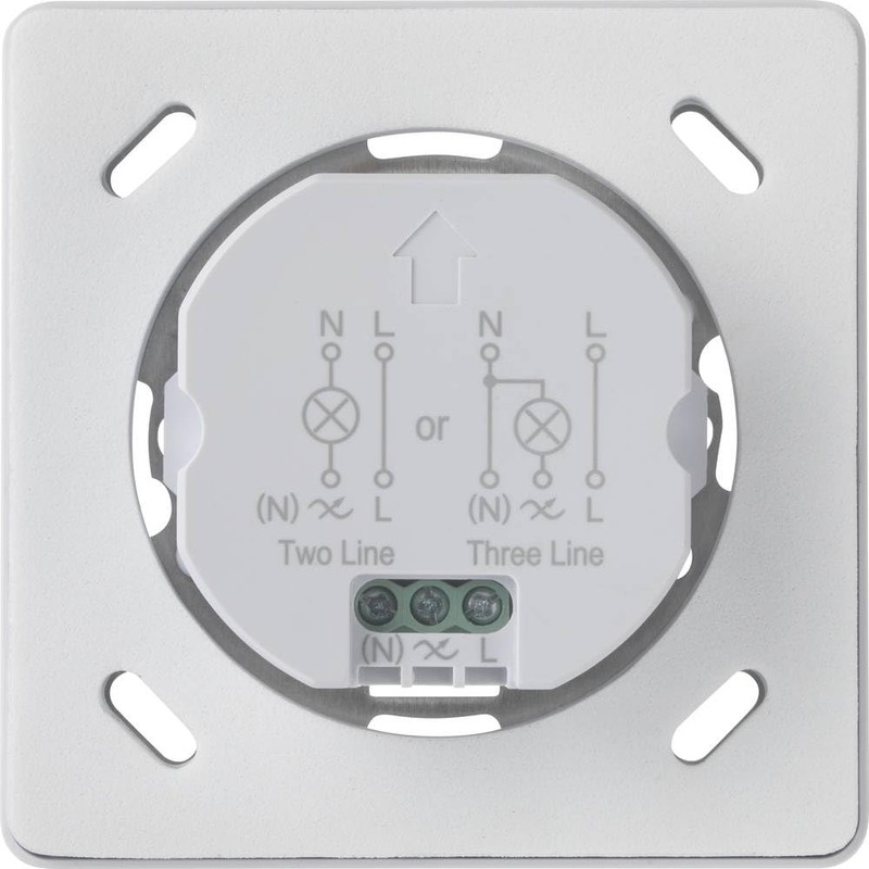 Sygonix SY-4755364 Wall Flush-Mounted PIR Motion Sensor 190° Triac White