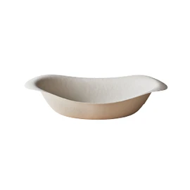 WASARA Oval Bowl, Professional Use, 25 Pieces, Paper Plates