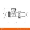 CALIDO Thermostat Set, Thermostat Head with M 30 x 1.5