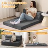 feliz home Folding Mattress Twin, Convertible Sofa Bed Foldable Futon
