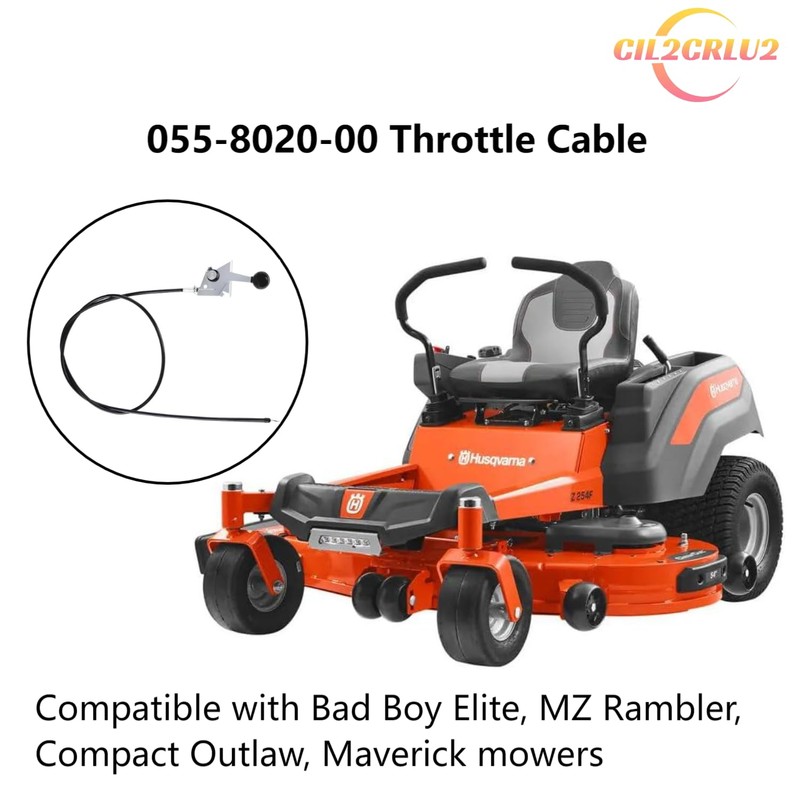 290-100 055-8020-00 Throttle Cable Compatible with Bad Boy ZT Elite