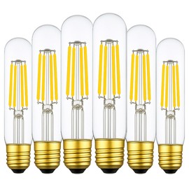 Weyolin Edison Light Bulbs,120V, E26 Base, LED Bulbs, Warm White 2700K, 4W Vintage Bulb 40 Watt Equivalent,Dimmable for Desk Lamp,Curio Cabinet,Pendant Light (6-Pack)