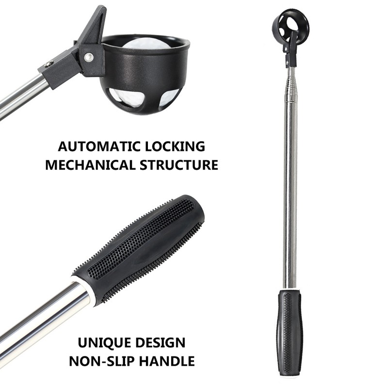 Golf Ball Retriever Stainless Telescopic Ball Retriever for Water Golf