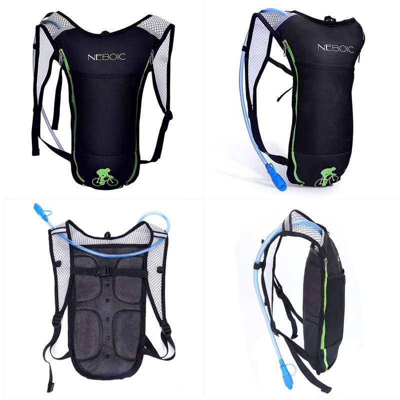 Neboic Hydration Pack, Waterproof Lightweight 2L Wide-Mouth Water Bladder, Disaster