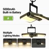 Foldable Solar Camping Light with USB Rechargeable Battery – Portable
