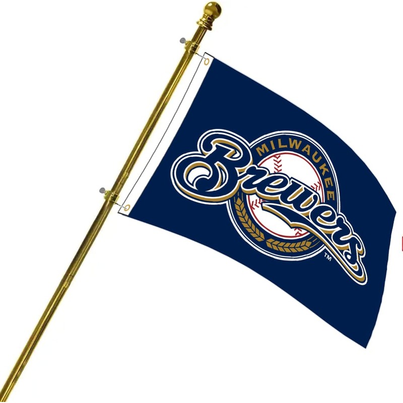 Brewers Flag Milwaukee Team Banner 3x5ft 150D Polyester Flag For