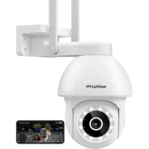 LaView 4MP 5G& 2.4GHz WiFi Security Camera Outdoor Wired Starlight