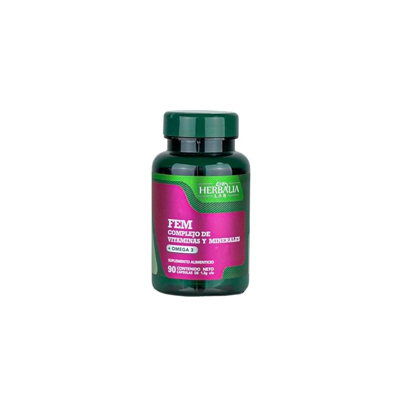 Multivitamínico Mujer Omega Ácido Folico Calcio Complejo Vitamina Minerales Seleccionados