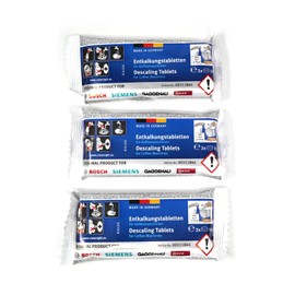 Bosch Original Tassimo Descaling Tablets (1 Box of 6 Tablets) c/w