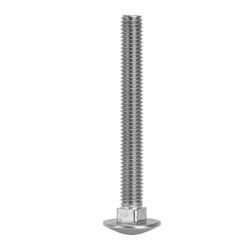 30Pcs M8x1.25 Screw Bolt A2 Stainless Steel Cup Square Coarse