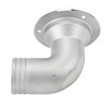 Boat Deck Drain 90 Degree Elbow 316 Stainless Steel Split