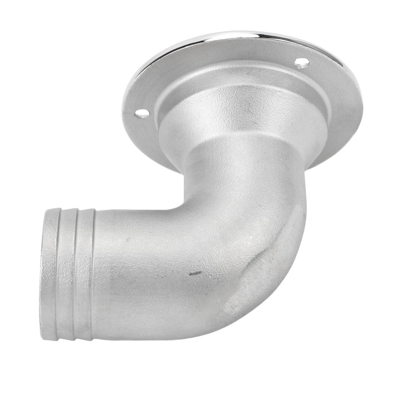 Boat Deck Drain 90 Degree Elbow 316 Stainless Steel Split