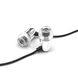 AZLA AIM C Silver [3D Surround Sound / 0.3 inch (8 mm) Dynamic Driver Earbuds with Type-C Directly Connected, 96kHz/24-Bit, High Resolution Compatible, DAC UAC 1.0, 59.1 inches (150 cm), Microphone