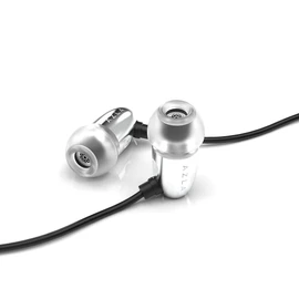 AZLA AIM C Silver [3D Surround Sound / 0.3 inch (8 mm) Dynamic Driver Earbuds with Type-C Directly Connected, 96kHz/24-Bit, High Resolution Compatible, DAC UAC 1.0, 59.1 inches (150 cm), Microphone