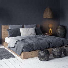 Relaxdays Bedside Lamp with Touch, Modern Table Lamp, H x D: 34 x 18 cm, E14, Table Lamp with Fabric Shade, Gold/Dark Green