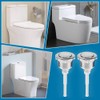 Toilet Flush Buttons Replacement, 2 PCS 38mm Toilet Push Button
