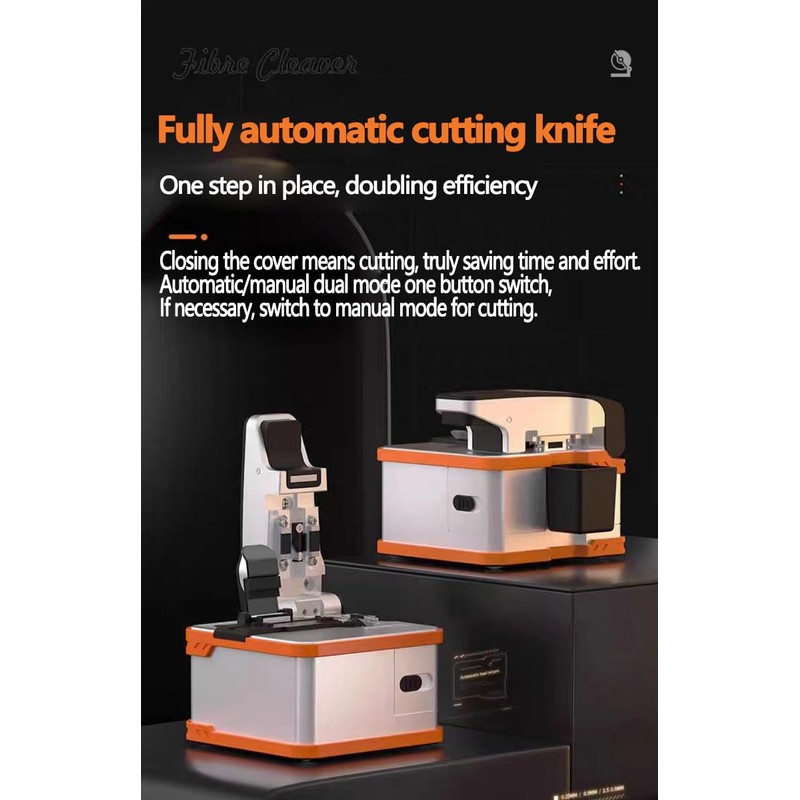 Q1S Fully Automatic Electric Fiber Optic Cleaver Rechargeable Optic Cable
