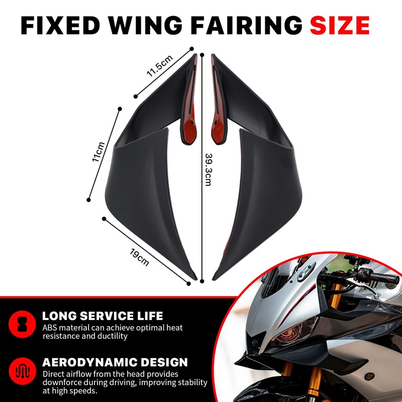 Fairing for Yamaha R3 - Spoiler Wing for Yamaha R3