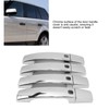 Exterior Door Handle Cover Chrome Plated Outside Door Handle Decor