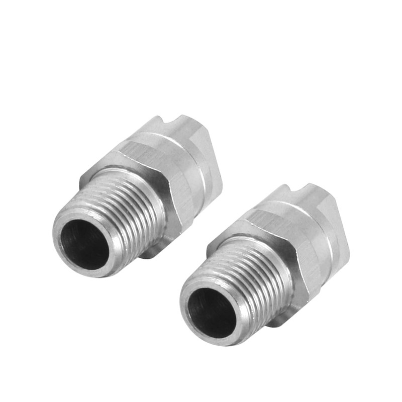 MroMax Flat Fan Spray Tip - 1/8BSPT Male Thread 304