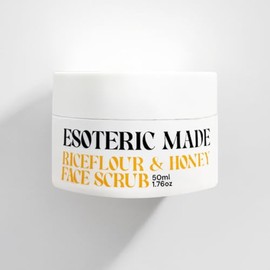 Esoteric Face Scrub - Riceflour and Honey - Cleanse, Exfoliate, Brighten - Fully Organic and Natural - Made in UK