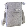 Canvas Mini Crossbody Handbags Leaves Pattern Cell Phone Purse With