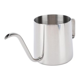 Stainless Steel Gooseneck Kettle, 304 Pour Over Coffee Pot Camping Tea Pot, Outdoor Travel, with Comfortable Grip (240ML)