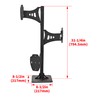 KUAFU Trophy Mount Bone Bracket, Deer Antler Mounting Kit, Adjustable