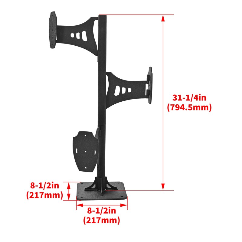 KUAFU Trophy Mount Bone Bracket, Deer Antler Mounting Kit, Adjustable