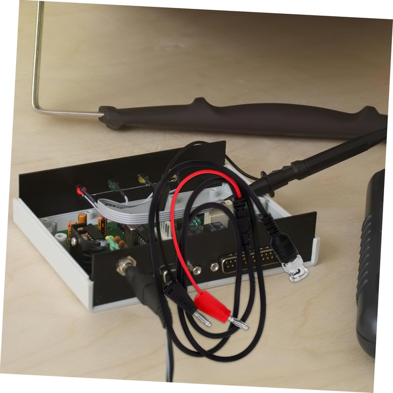 Ipetboom Rotatable Dual Banana Plug Test with Pure Copper Cable