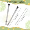2 Pcs Muddler For Lemonade Stand Supplies,Stainless Steel Straw Punch,Tool