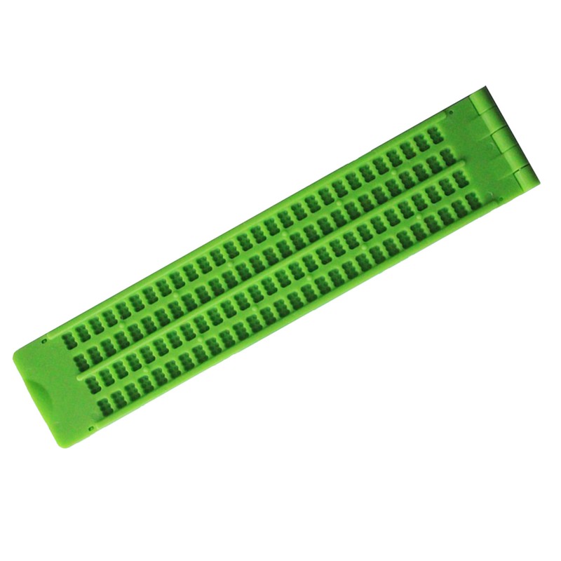 4 Lines 28 Cells Braille Writing Slate Plastic Learning Tools