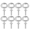 linlinfa 8 Pieces Bottle Opener Set Metal Bottle Opener DIY