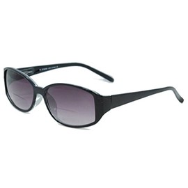 The Key West Stylish BIFOCAL Reading Sunglasses, Unisex Sun Readers for Men and Women + 1.50 Black