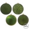 Vickerman 3" Moss Green 4-Finish Ball Ornament Assortment, 16 per