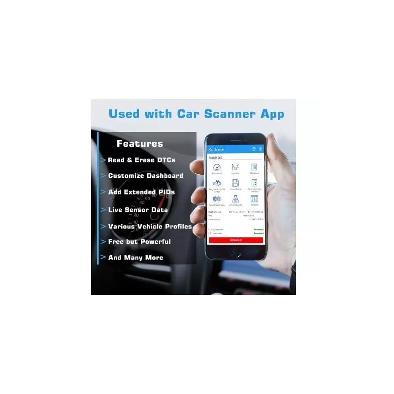 Veepeak Mini Bluetooth OBD2 Scanner OBD II Car Diagnostic Scan