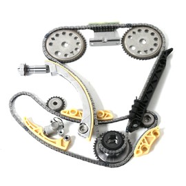 MOCA Timing Chain Water Pump Kit with Gasket 2002-2005 Cavalier & for Pontiac Grand Am 2.2L L4 Dohc Vin Code"F" & 2007-2010 for Saturn Sky 2.4L L4 Dohc Vin Code"B"