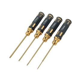 DEVMO Hex Driver Set 4 Piece Steel Allen 1.5 2.0 2.5 3.0 mm Hex Screw driver Tools Kit Se RC ToolsHelicopter
